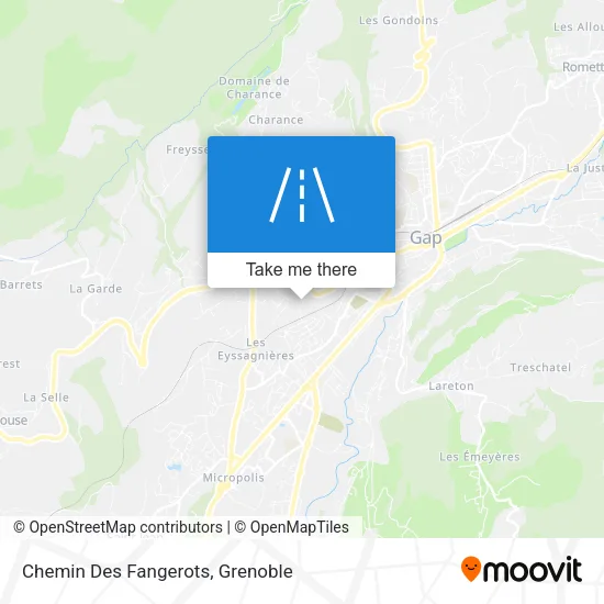 Chemin Des Fangerots map