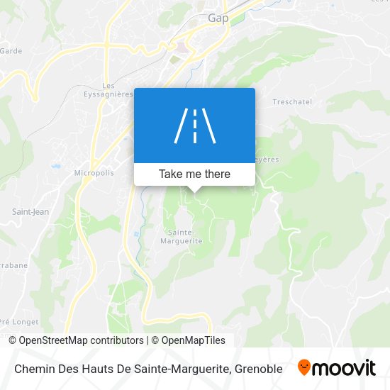 Chemin Des Hauts De Sainte-Marguerite map