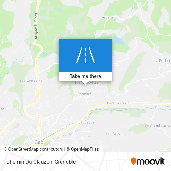 Chemin Du Clauzon map