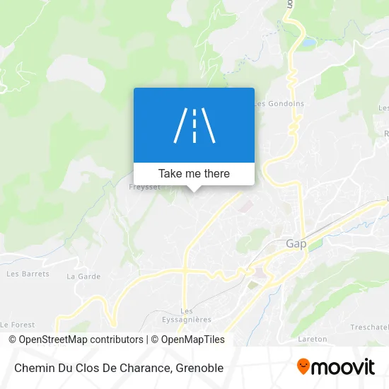 Chemin Du Clos De Charance map