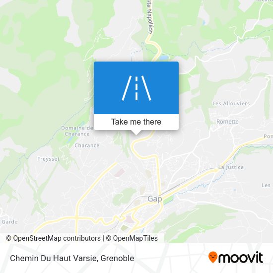 Chemin Du Haut Varsie map