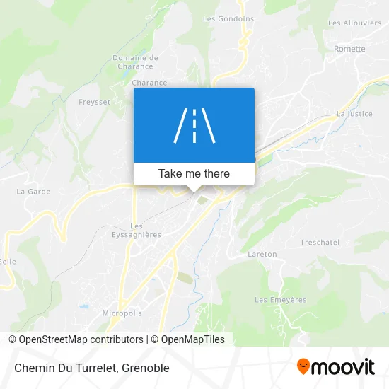 Chemin Du Turrelet map