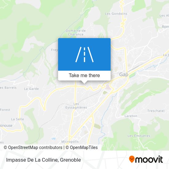 Impasse De La Colline map