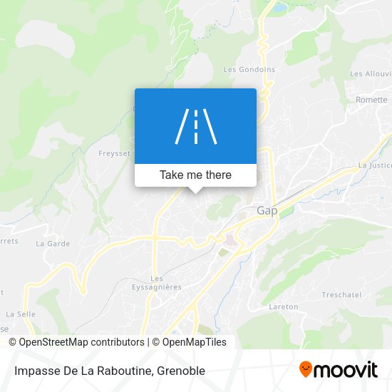 Impasse De La Raboutine map