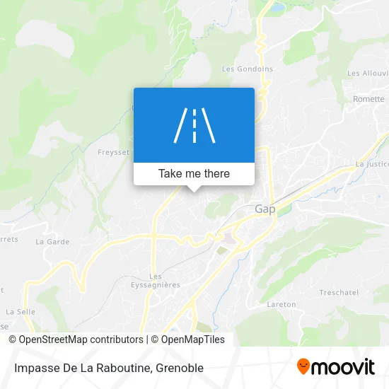 Impasse De La Raboutine map