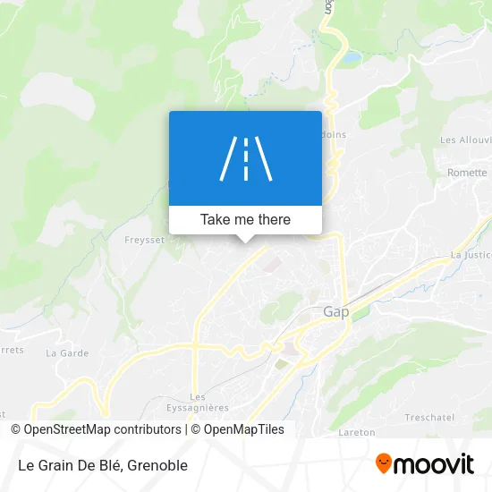 Le Grain De Blé map