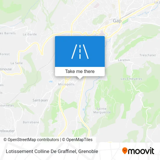 Lotissement Colline De Graffinel map