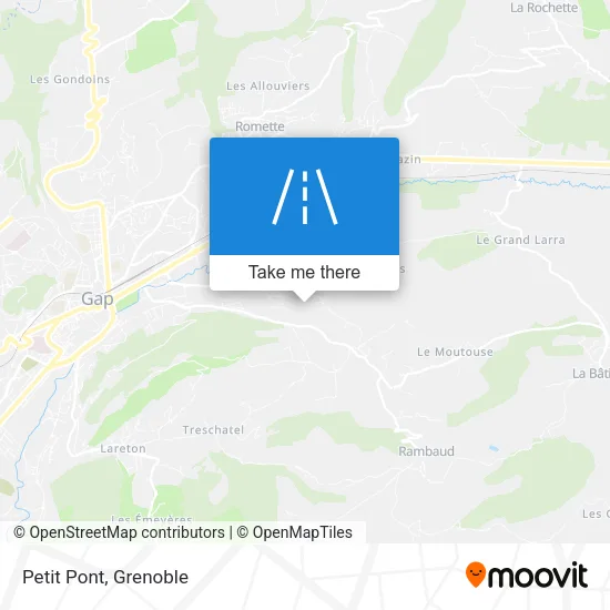 Petit Pont map
