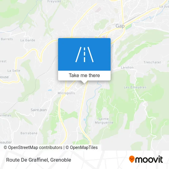 Route De Graffinel map