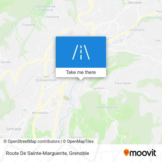 Route De Sainte-Marguerite map