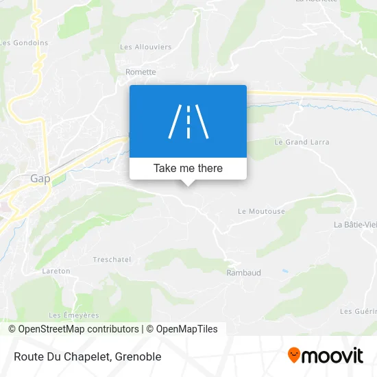 Route Du Chapelet map