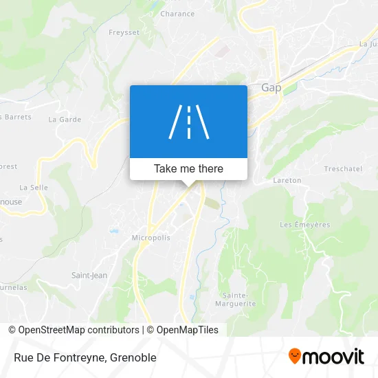 Rue De Fontreyne map