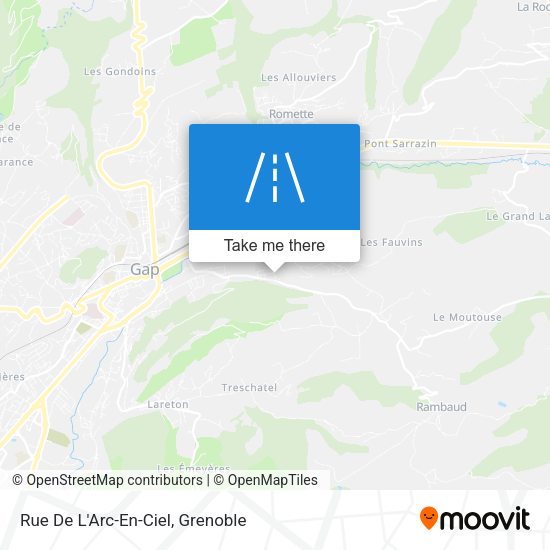 Rue De L'Arc-En-Ciel map