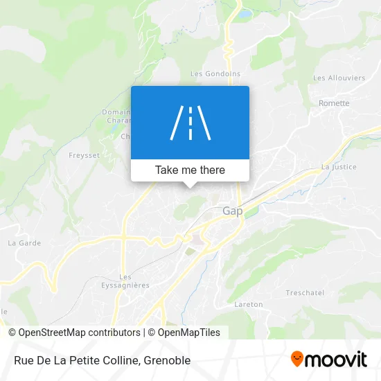 Rue De La Petite Colline map