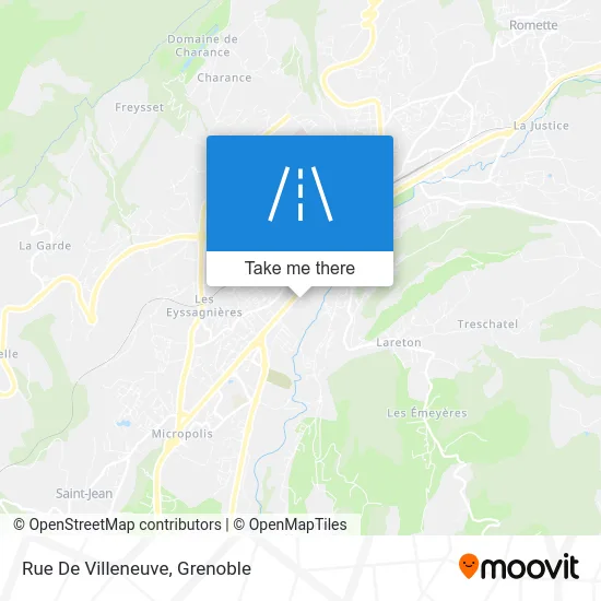 Rue De Villeneuve map