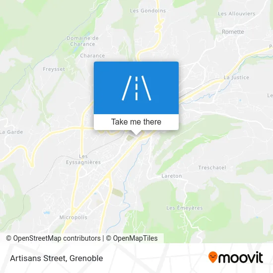 Rue Des Artisans map