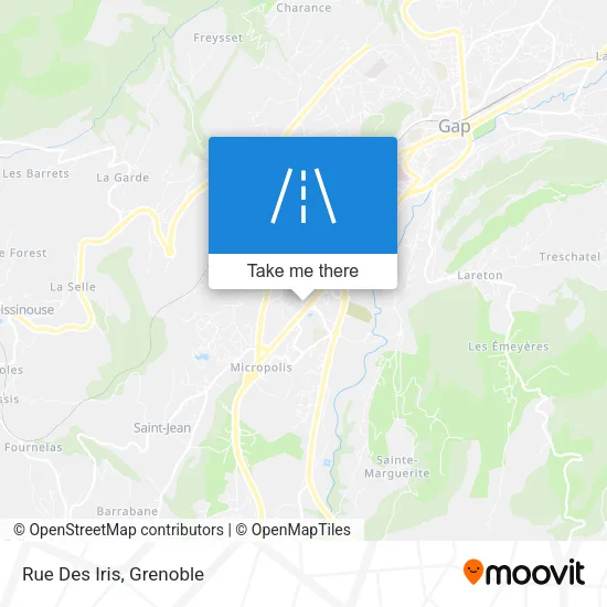 Rue Des Iris map
