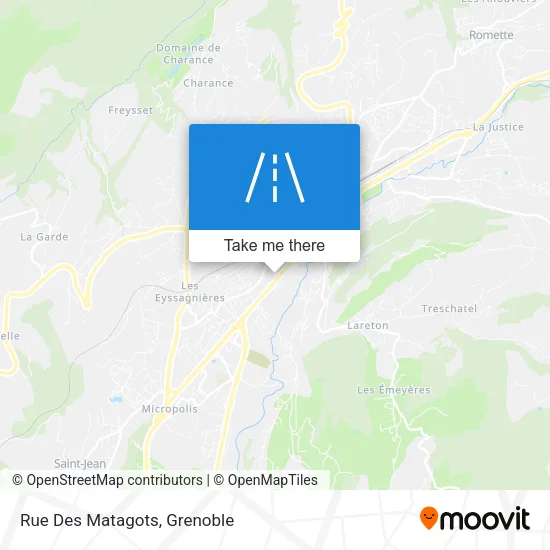 Rue Des Matagots map