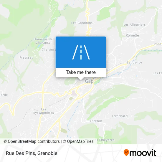 Rue Des Pins map