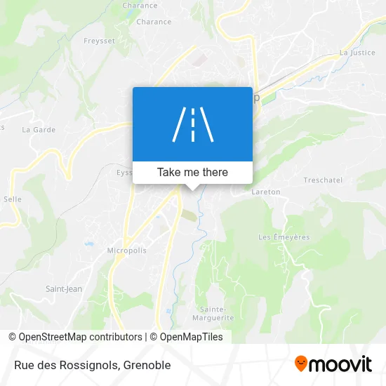 Rue Des Rossignols map