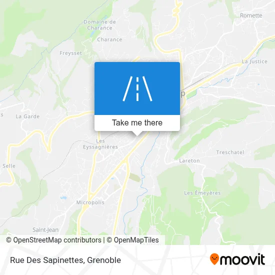 Rue Des Sapinettes map