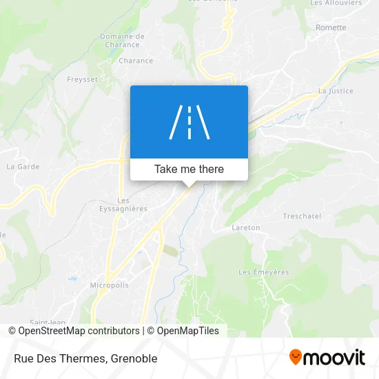 Rue Des Thermes map