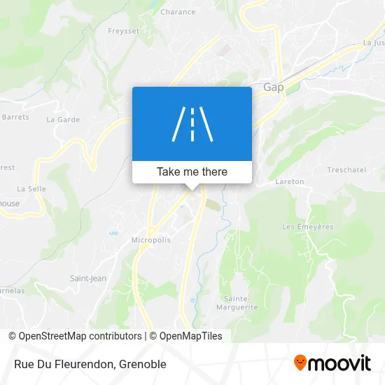 Rue Du Fleurendon map