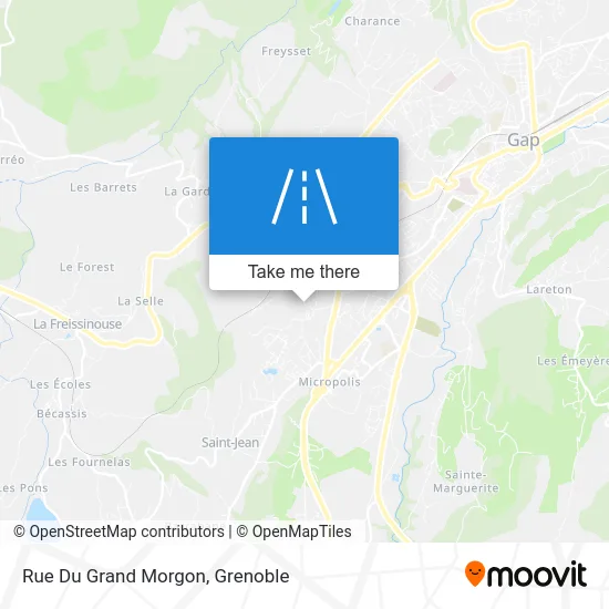 Rue Du Grand Morgon map