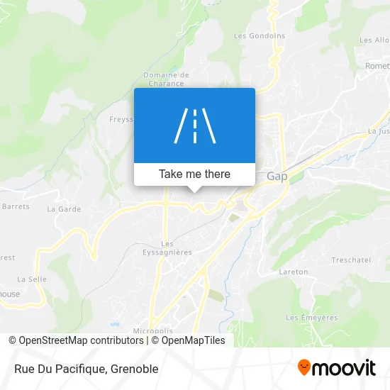 Rue Du Pacifique map