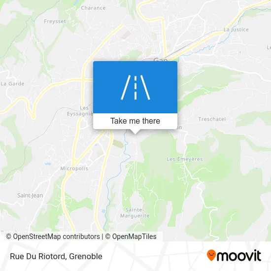 Rue Du Riotord map