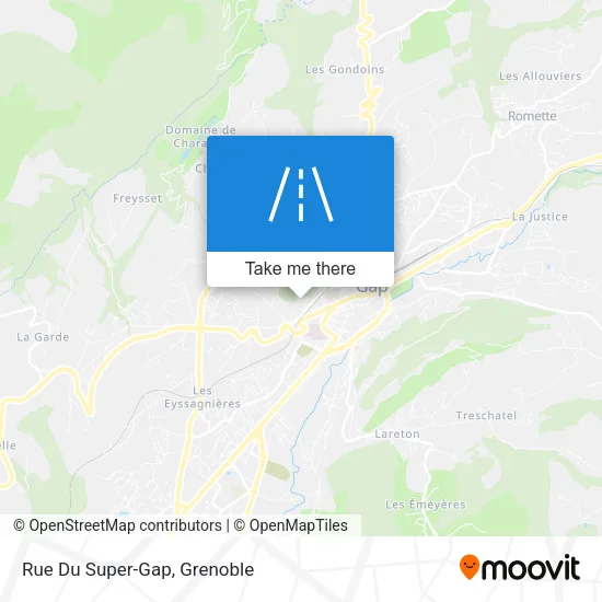 Rue Du Super-Gap map