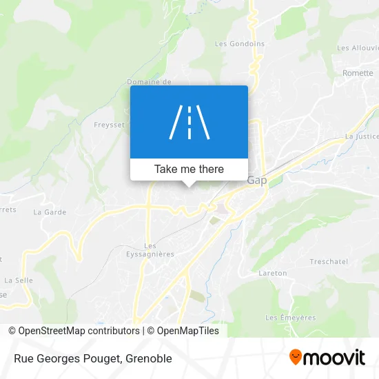 Rue Georges Pouget map