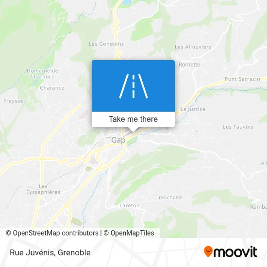 Rue Juvénis map