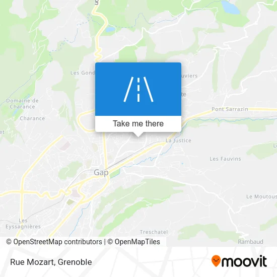 Rue Mozart map