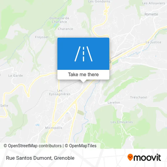 Rue Santos Dumont map