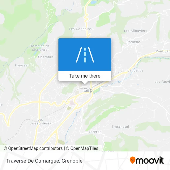 Traverse De Camargue map