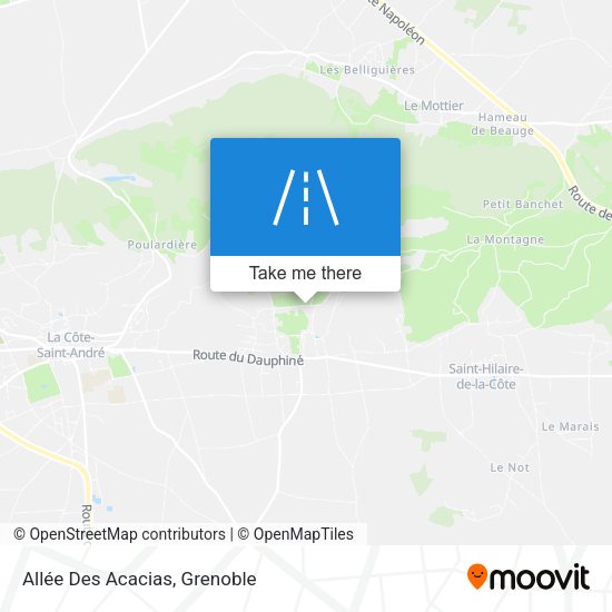 Allée Des Acacias map