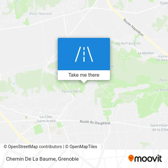 Chemin De La Baume map