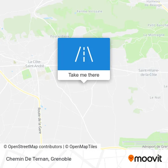 Chemin De Ternan map