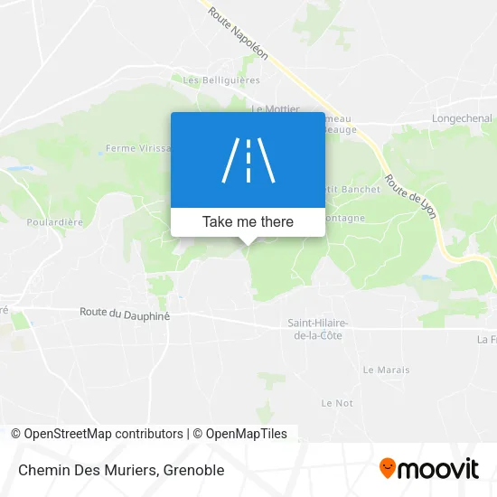 Chemin Des Muriers map