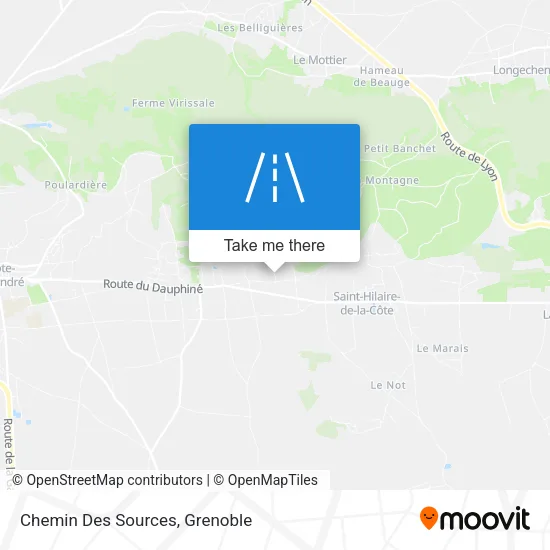 Chemin Des Sources map