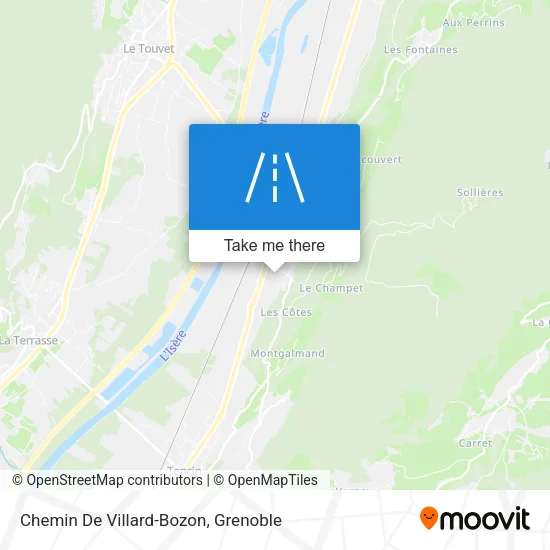 Chemin De Villard-Bozon map