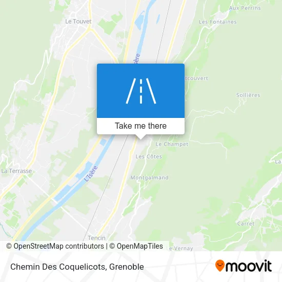 Chemin Des Coquelicots map