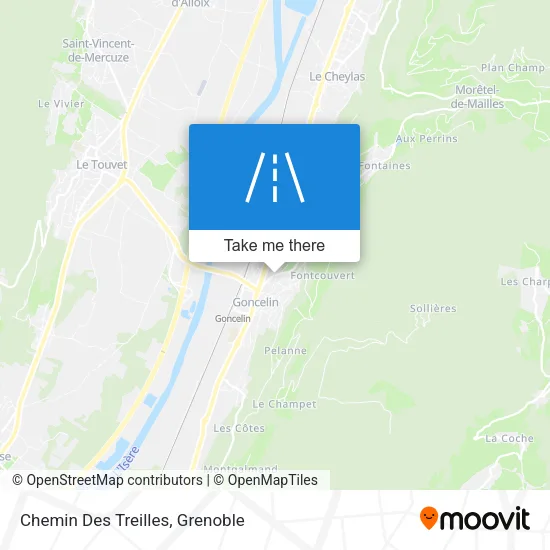 Chemin Des Treilles map