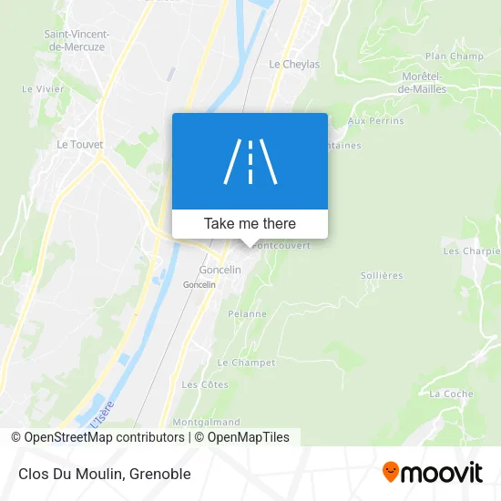Clos Du Moulin map