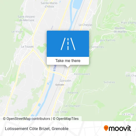Lotissement Côte Brizet map