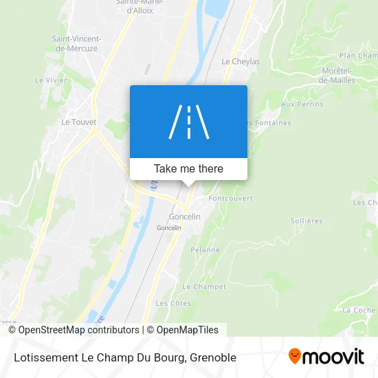 Lotissement Le Champ Du Bourg map