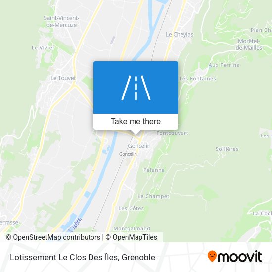Lotissement Le Clos Des Îles map