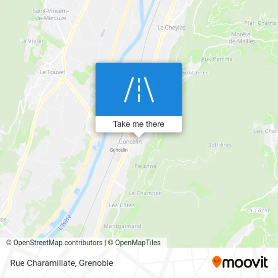 Rue Charamillate map