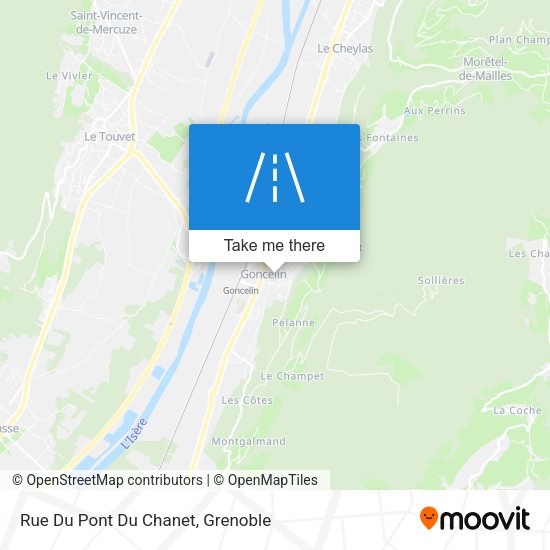 Rue Du Pont Du Chanet map